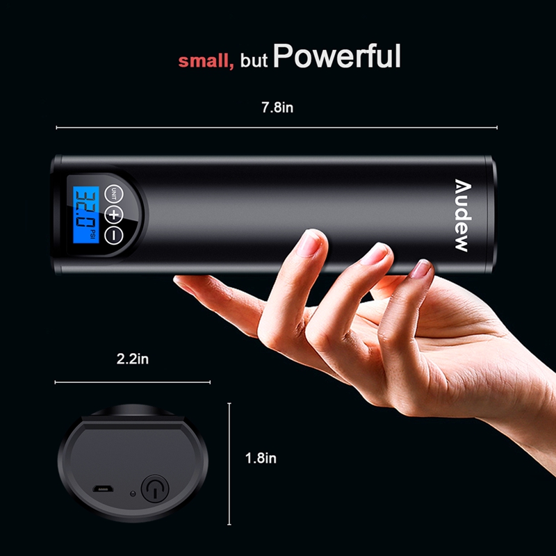 AUDEW-Hand-held-Car-Tire-Air-Pump-Portable-Wireless-LCD-Display-USB-Charging-12V-150-PSI-Compressor-1616869