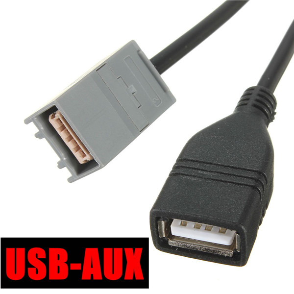AUX-USB-Cable-Adapter-Female-Port-For-Honda-Civic-Jazz-Accord-Stereo-970708