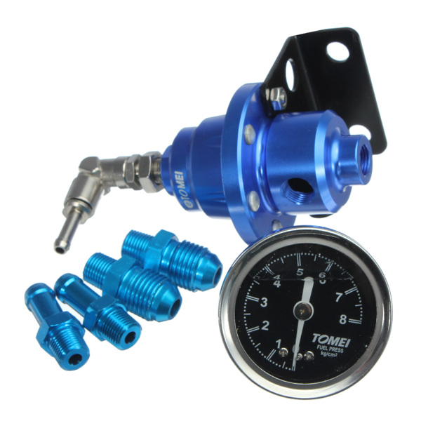 Adjustable-Fuel-Pressure-Regulator-With-Filled-Oil-Gauge-Aluminum-Blue-916571