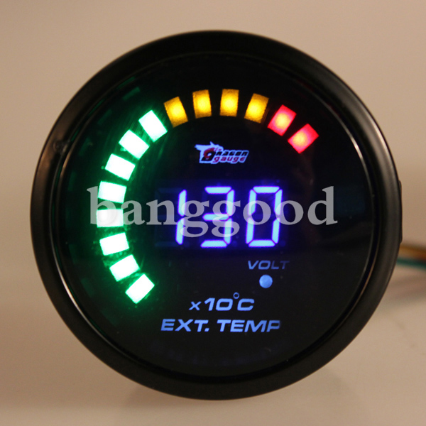 Auto-CAR-Analog-LED-Digital-Exhaust-Gas-Temp-Temperature-EGT-Gauge-51461