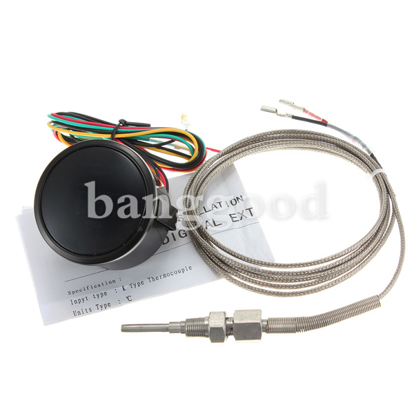 Auto-CAR-Analog-LED-Digital-Exhaust-Gas-Temp-Temperature-EGT-Gauge-51461