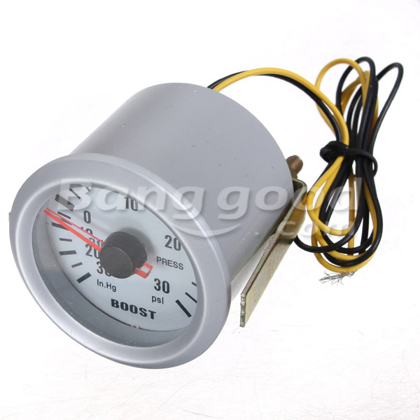 Auto-Car-Mechanical-Boost-Vacuum-Gauge-Autometer-Ultra-Lite-Silver-62797