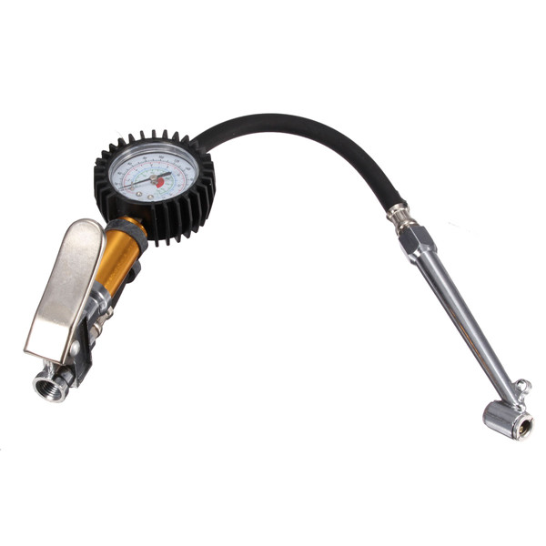 Auto-Motorcycle-Tire-Tyre-Inflating-Tool-Pressure-Dial-Gauge-220-PSI-966005