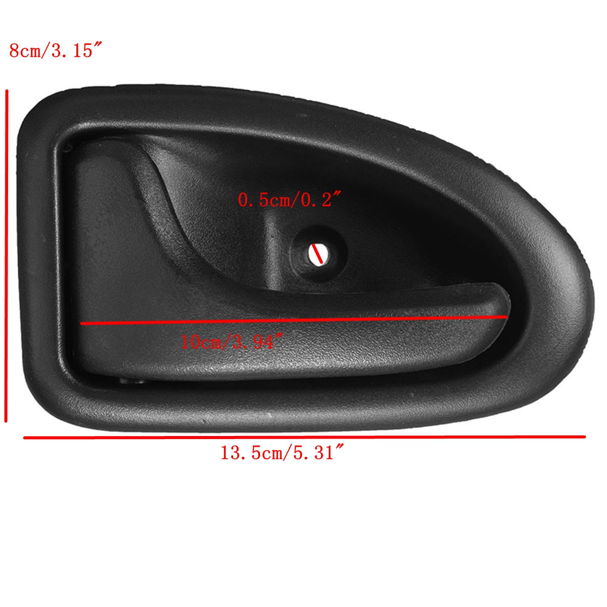 Black-Plastic-Interior-Right-Car-Door-Handle-For-Renault-Clio-Megane-Scenic-1385790