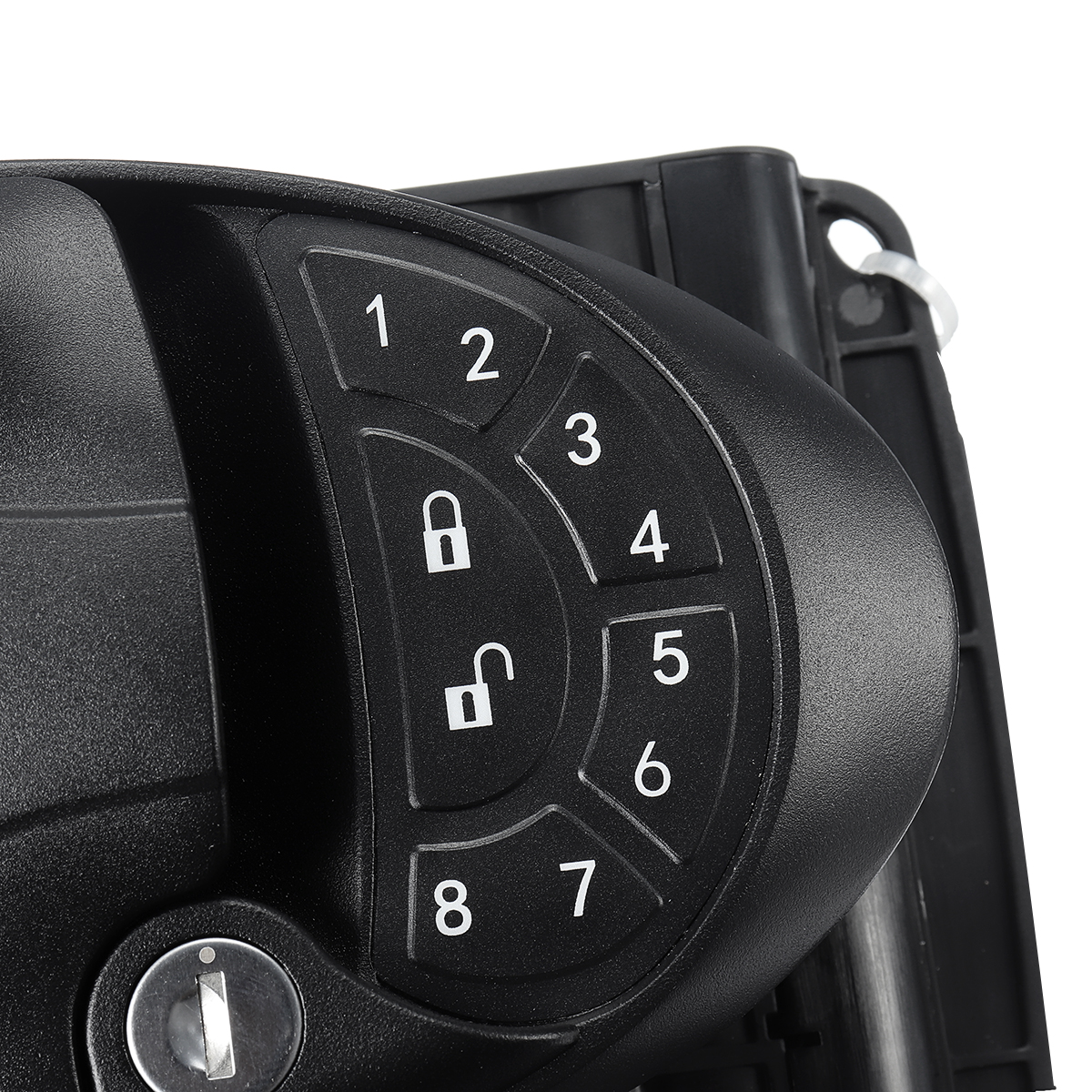 Black-RV-Keyless-Entry-Door-Lock-Latch-Handle-Knob-Deadbolt-Camper-Trailer-1382866
