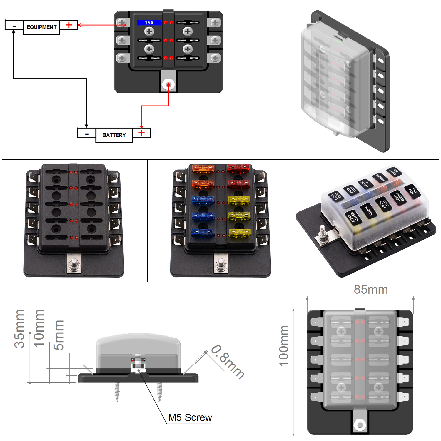CS-579B3-10-Way-Blade-Fuse-Box-Holder-with-LED-Warning-Light-for-Car-Marine-Trike-12V-24V-1177668