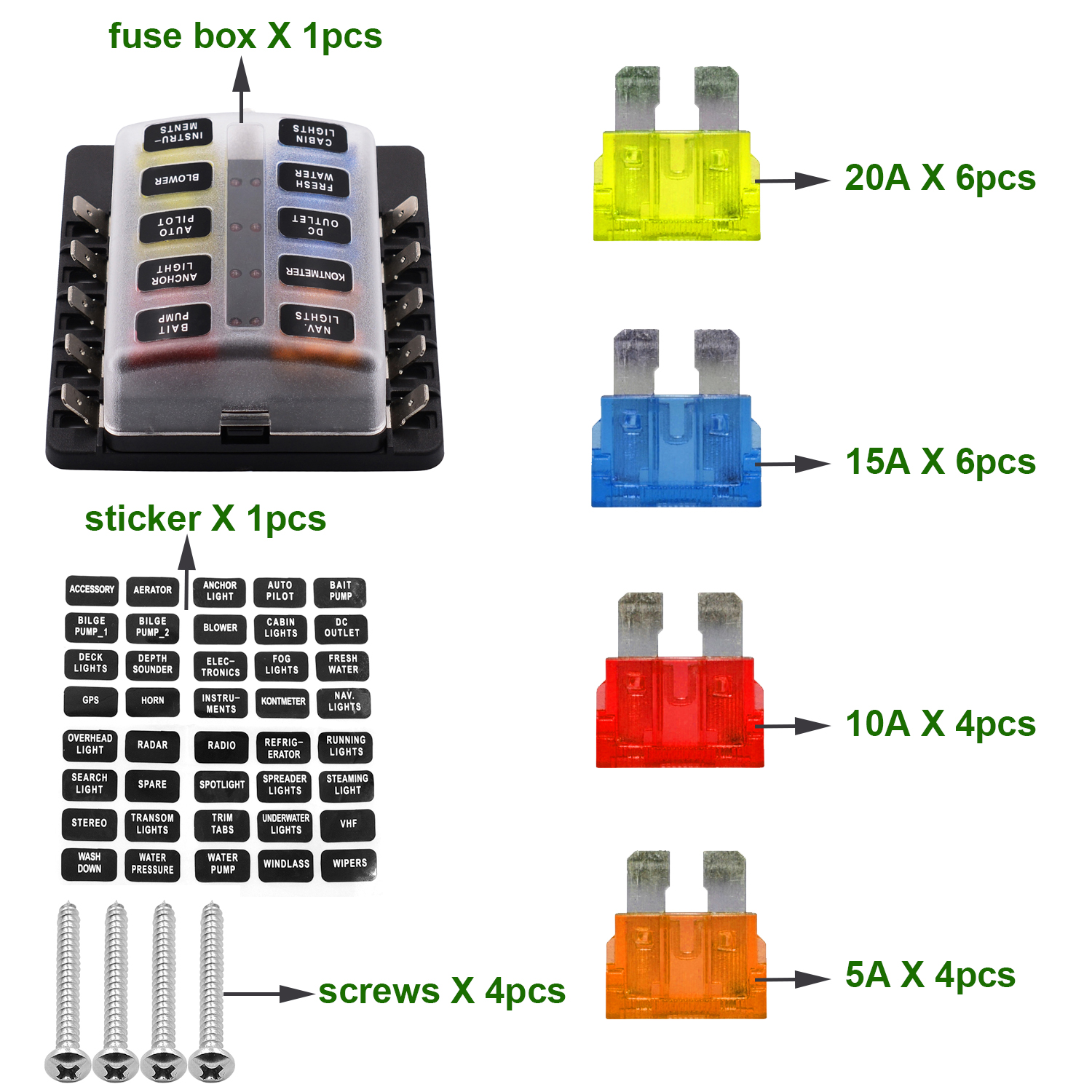 CS-579B3-10-Way-Blade-Fuse-Box-Holder-with-LED-Warning-Light-for-Car-Marine-Trike-12V-24V-1177668