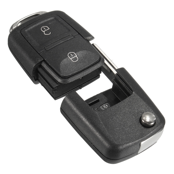 Car-433MHz-ID48-Chips-2-BTN-Remote-Key-Alarm-Fob-Flip-Uncut-for-VW-1J0-959-753-AG-1065847