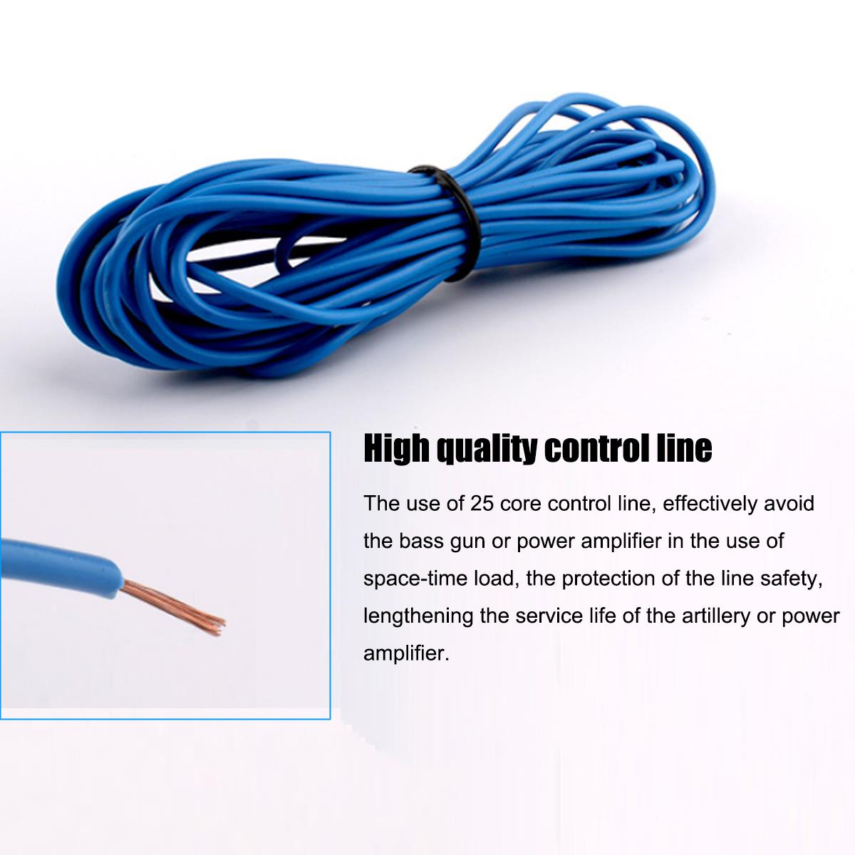 Car-Audio-Subwoofer-Sub-Amplifier-AMP-RCA-Wiring-Kit-Power-Audio-Cable-10GA-45M-1304142
