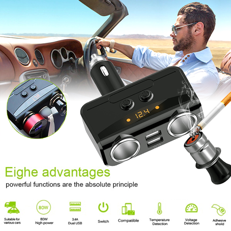 Car-Ci-garette-Lighter-Double-USB-Charger-Without-Ci-garette-Butts-1571188