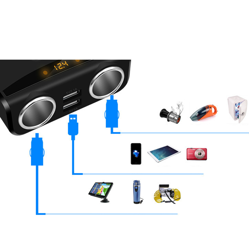 Car-Ci-garette-Lighter-Double-USB-Charger-Without-Ci-garette-Butts-1571188