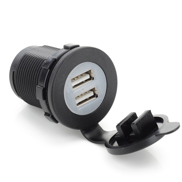 Car-Dual-USB-Charger-Cigarette-Lighter-Outlet-Socket-Blue-Light-12V-20A-1016197