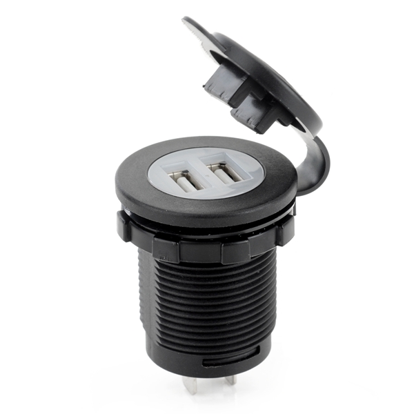 Car-Dual-USB-Charger-Cigarette-Lighter-Outlet-Socket-Blue-Light-12V-20A-1016197