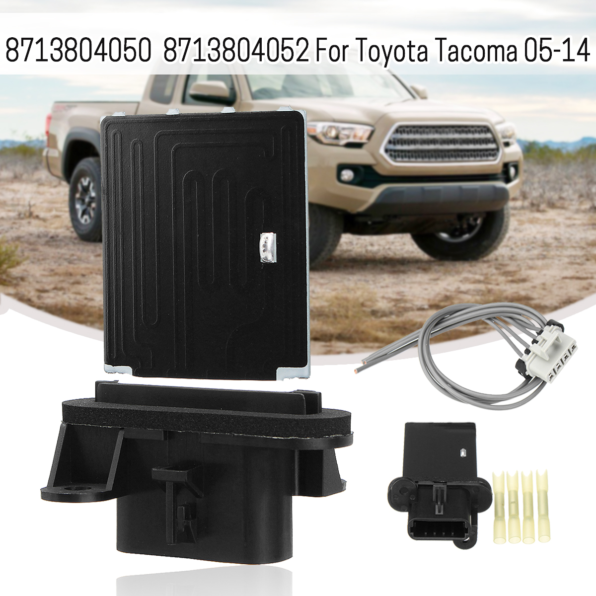 Car-HVAC-Blower-Motor-Resistor-Kit-With-Harness-Connector-for-Toyota-Tacoma-05-14-1399543