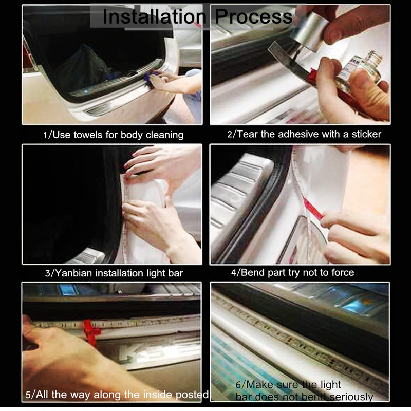 Car-Running-Brake-Reverse-Signal-LED-Tailgate-Tail-Light-Bar-Strip-Truck-1553188