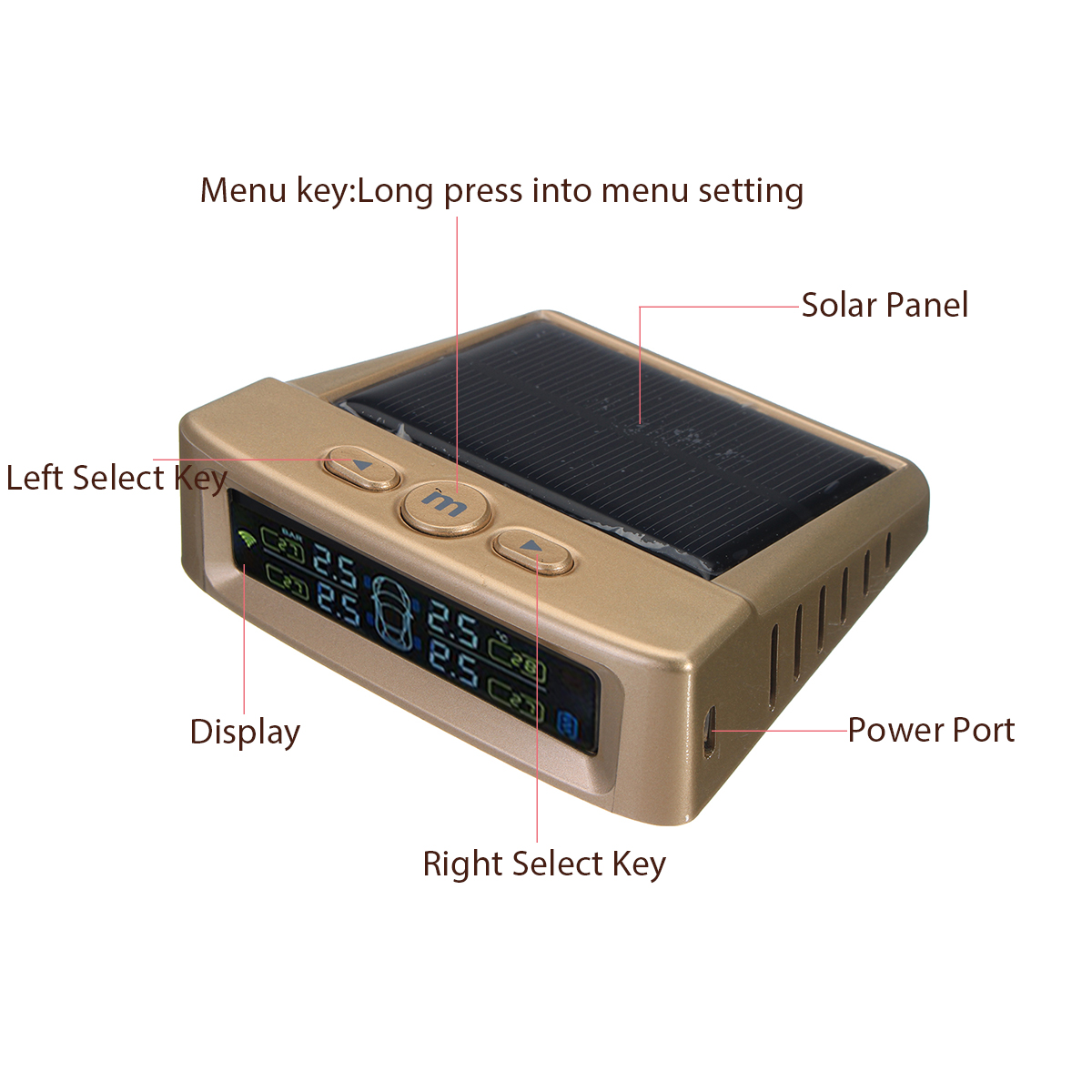 Car-Solor-TPMS-Wireless-Tire-Pressure-Monitor-System-LCD--4-External-Sensor-1274721