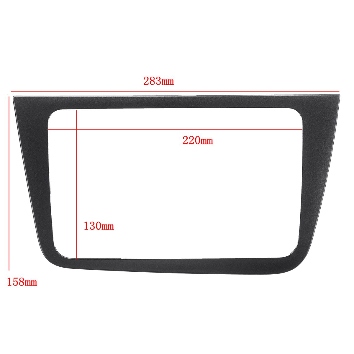 Car-Stereo-Panel-Plate-Frame-2-Din-For-SEAT-Altea-Left-Hand-Drive-1396707