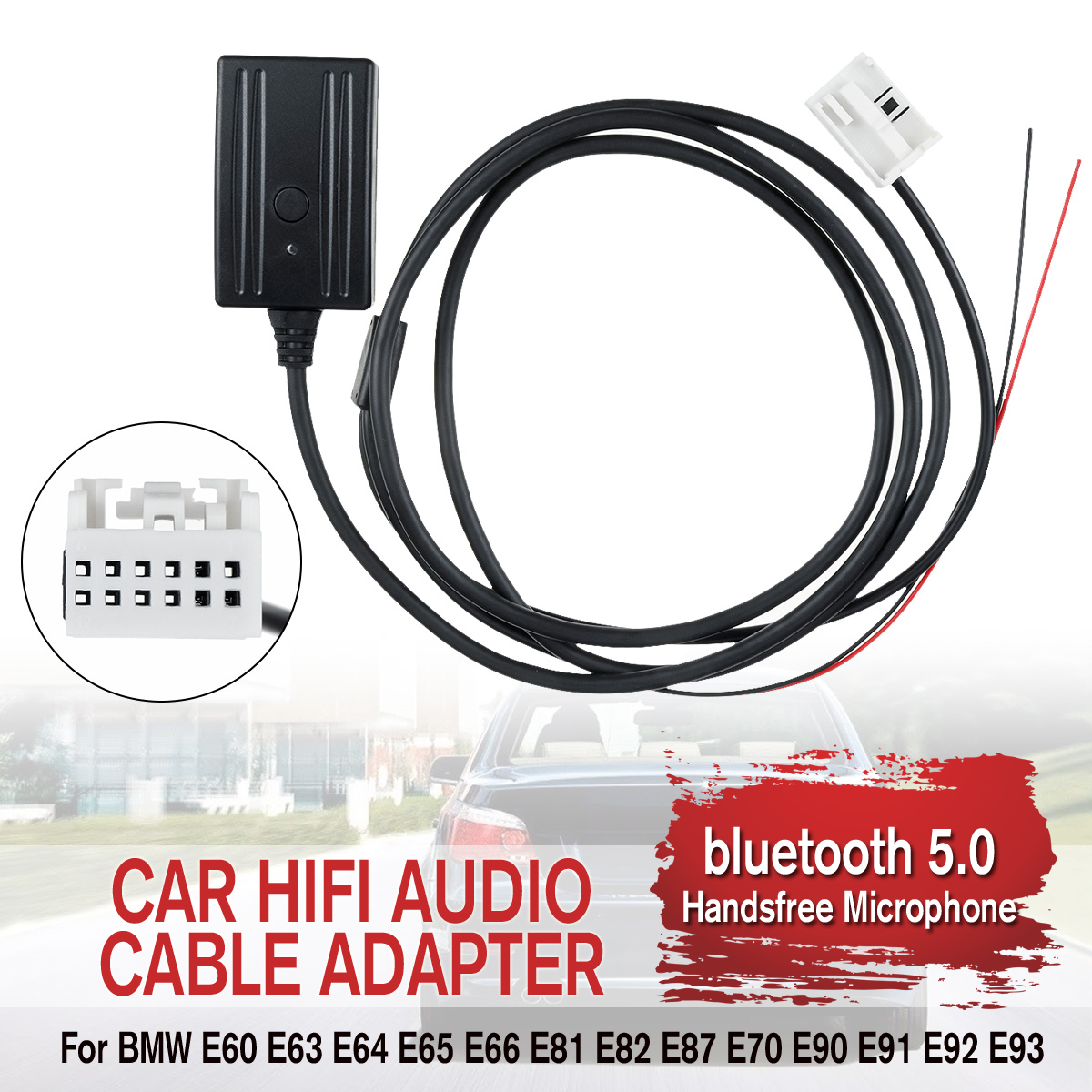 Car-bluetooth-Aux-USB-Handsfree-Microphone-Cable-Adapter-Music-MIC-Support-Song-Change-1625777