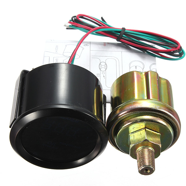 Digital-Red-LED-PSI-Oil-Pressure-Press-Gauge-Round-With-Install-Guide-916655