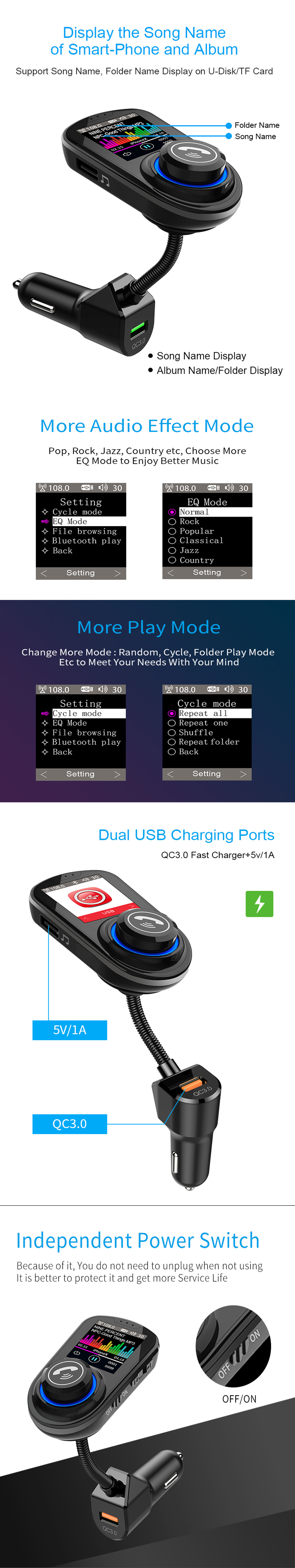 Dual-USB-5V-Output-Car-Bluetooth-V50-MP3-Player-Support-U-Disk--TF---Card-1535562