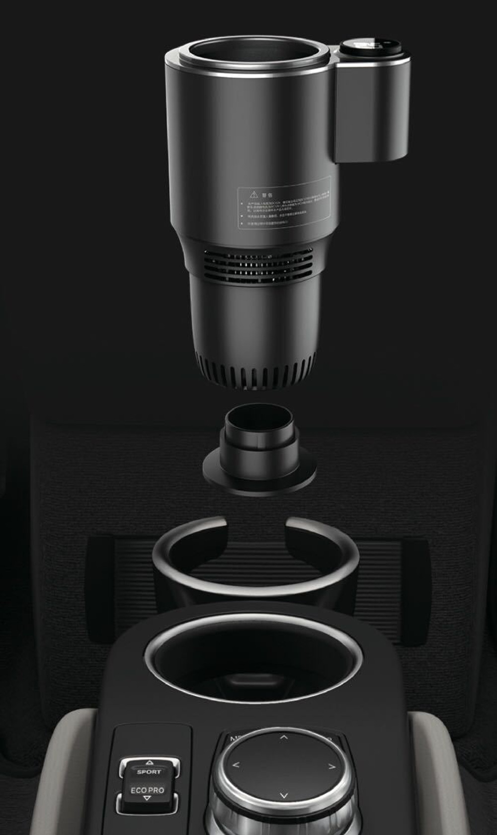 EraClean-DC-12V-Car-Heating-Cooling-Cup-2-in-1-Warmer-Cooler-Smart-Small-Refrigerator-Beverage-Drink-1723683