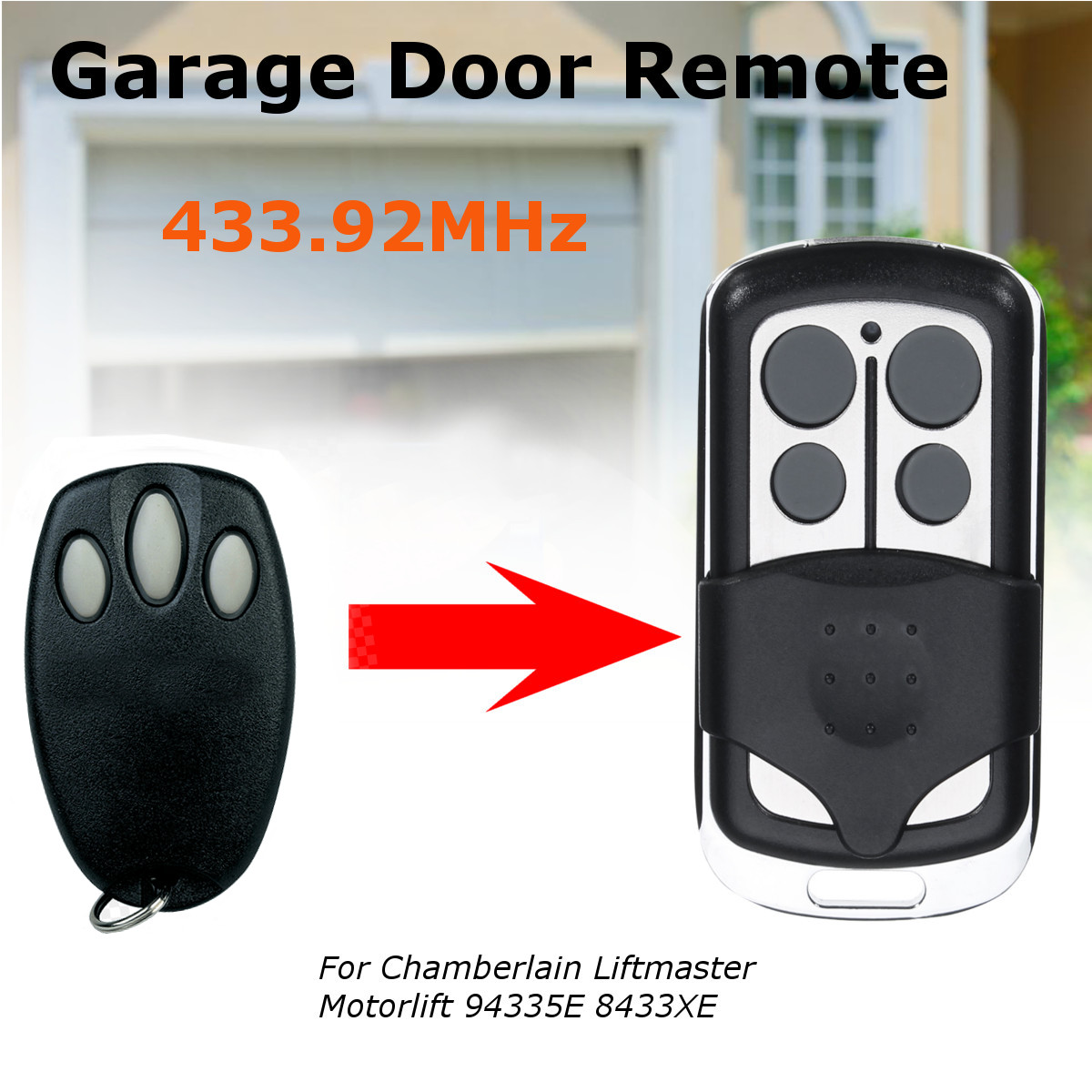 Garage-Door-Remote-43392MHz-for-Chamberlain-Liftmaster-Motorlift-94335E-8433XE-1240833