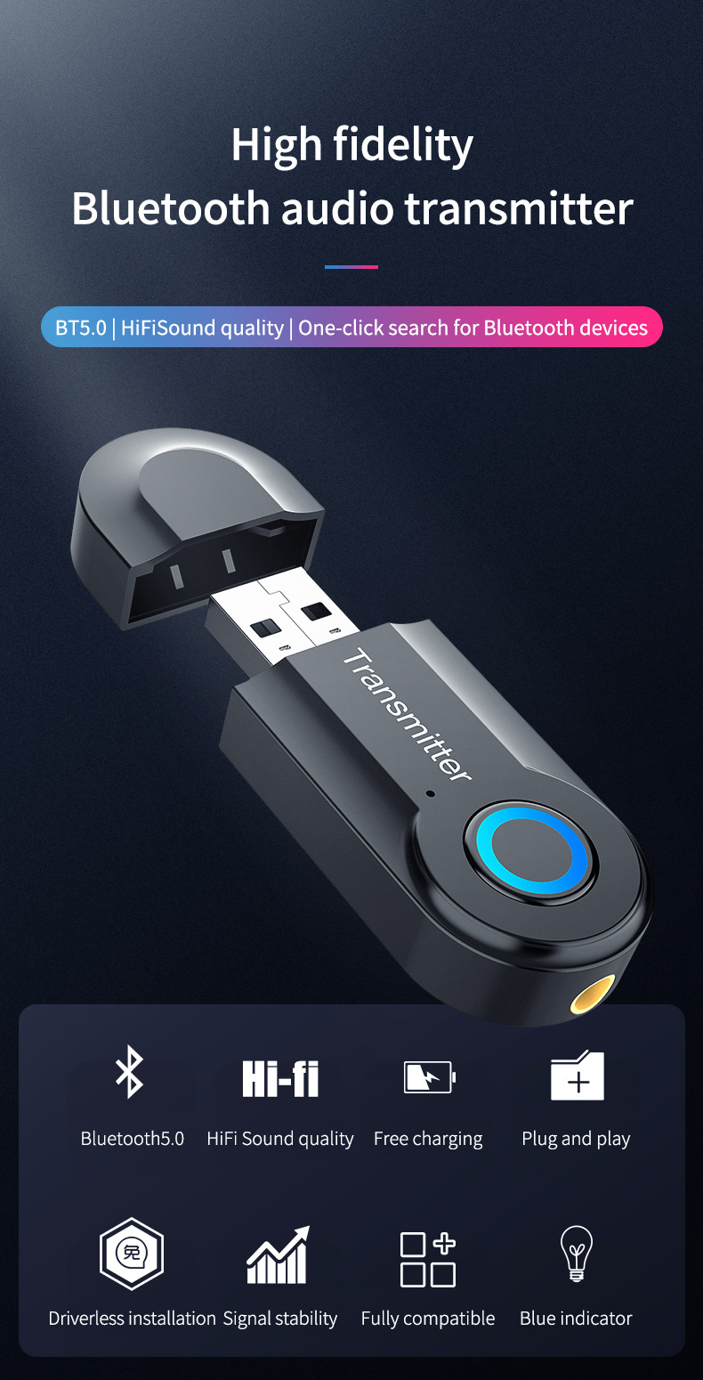 High-Fidelity-Bluetooth-50-Audio-Transmitter-Free-Charging-HiFi-Sound-Quality-Blue-Indicator-1603168