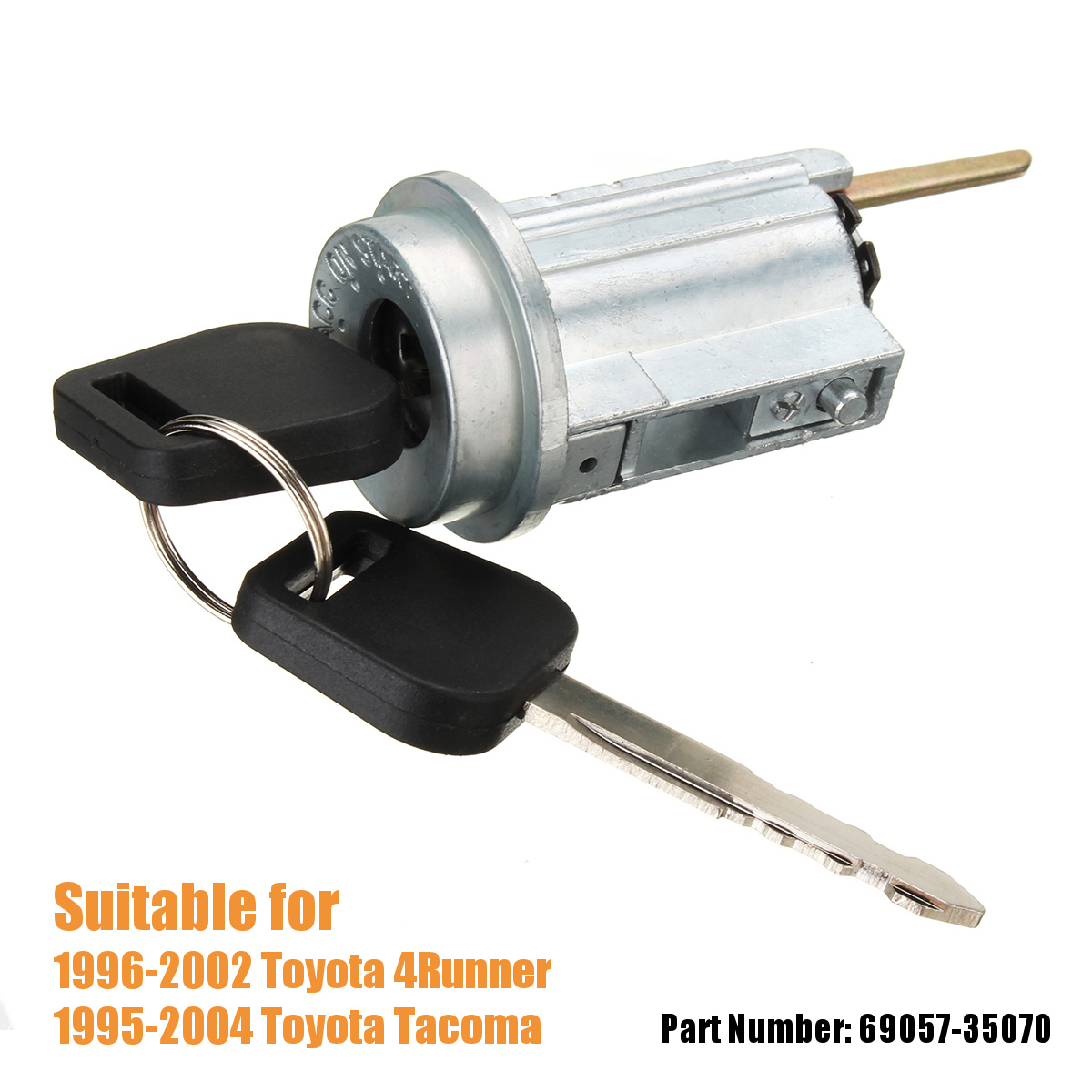 Ignition-Switch-Cylinder-Lock-Switch-W2-Keys-Set-for-Toyota-4Runner-Tacoma-9057-35070-1297188