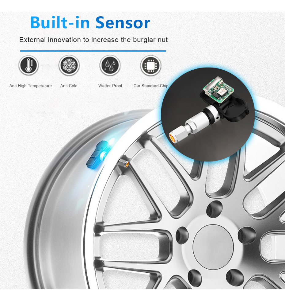 Junsun-Solar-Power-TPMS-Tire-Pressure-Monitor-System-Wireless-Colorful-Display-With-4-Sensors-1270901