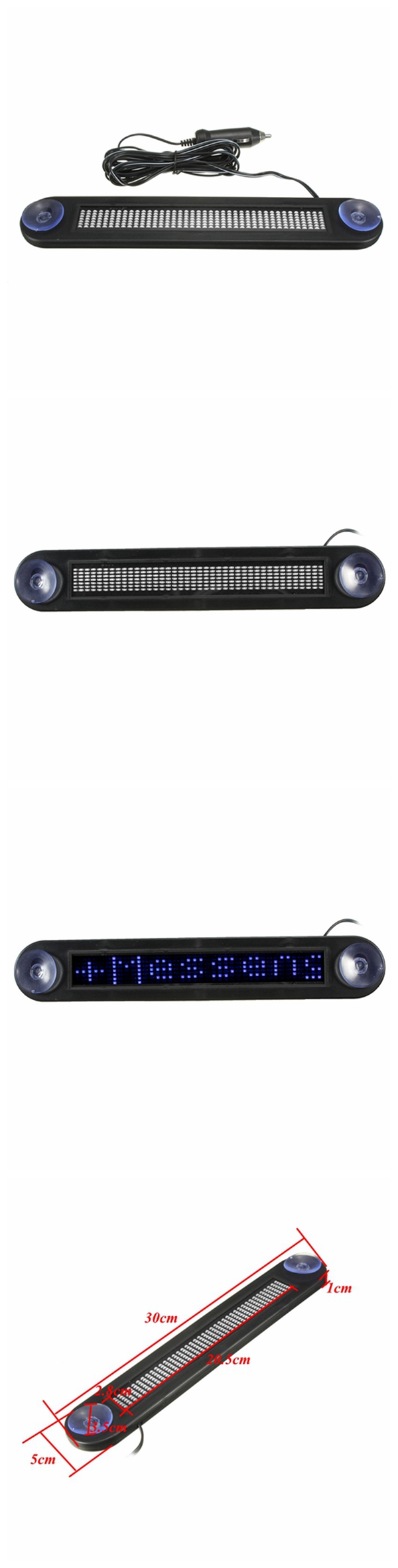 LED-Display-Programmable-Electronic-Moving-Scrolling-Message-Sign-Remote-Control-12V-996346