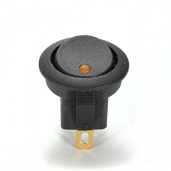 LED-Dot-Light-12V-Car-Boat-Auto-Round-Rocker-ON-OFF-SPST-Switch-909268