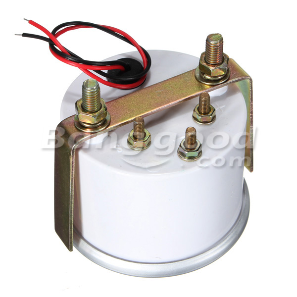 New-Electrical-Oil-Pressure-Gauge-Carbon-Fiber-Face-Yellow-LED-65030