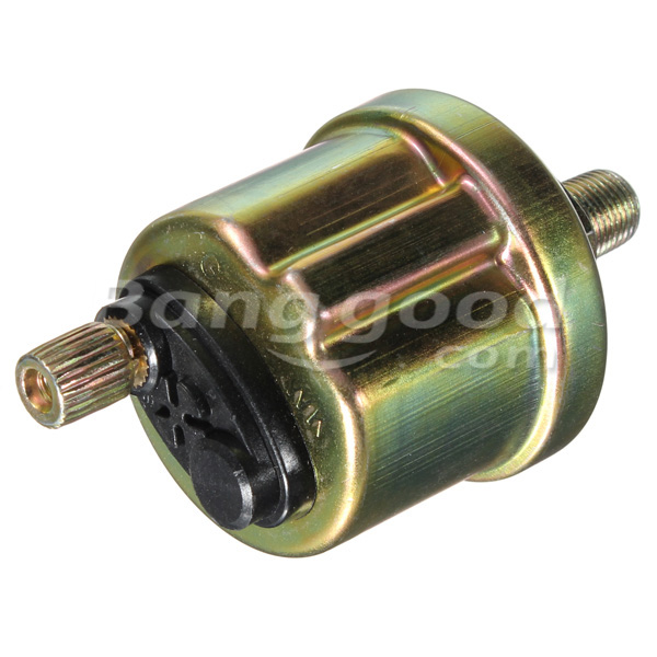 New-Electrical-Oil-Pressure-Gauge-Carbon-Fiber-Face-Yellow-LED-65030