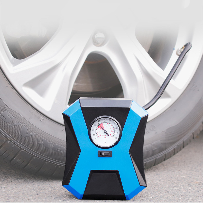 Portabel-Car-Air-Electric-Tire-12V-Pump-Snap-Inflated-Tightly-Leaking-1580971