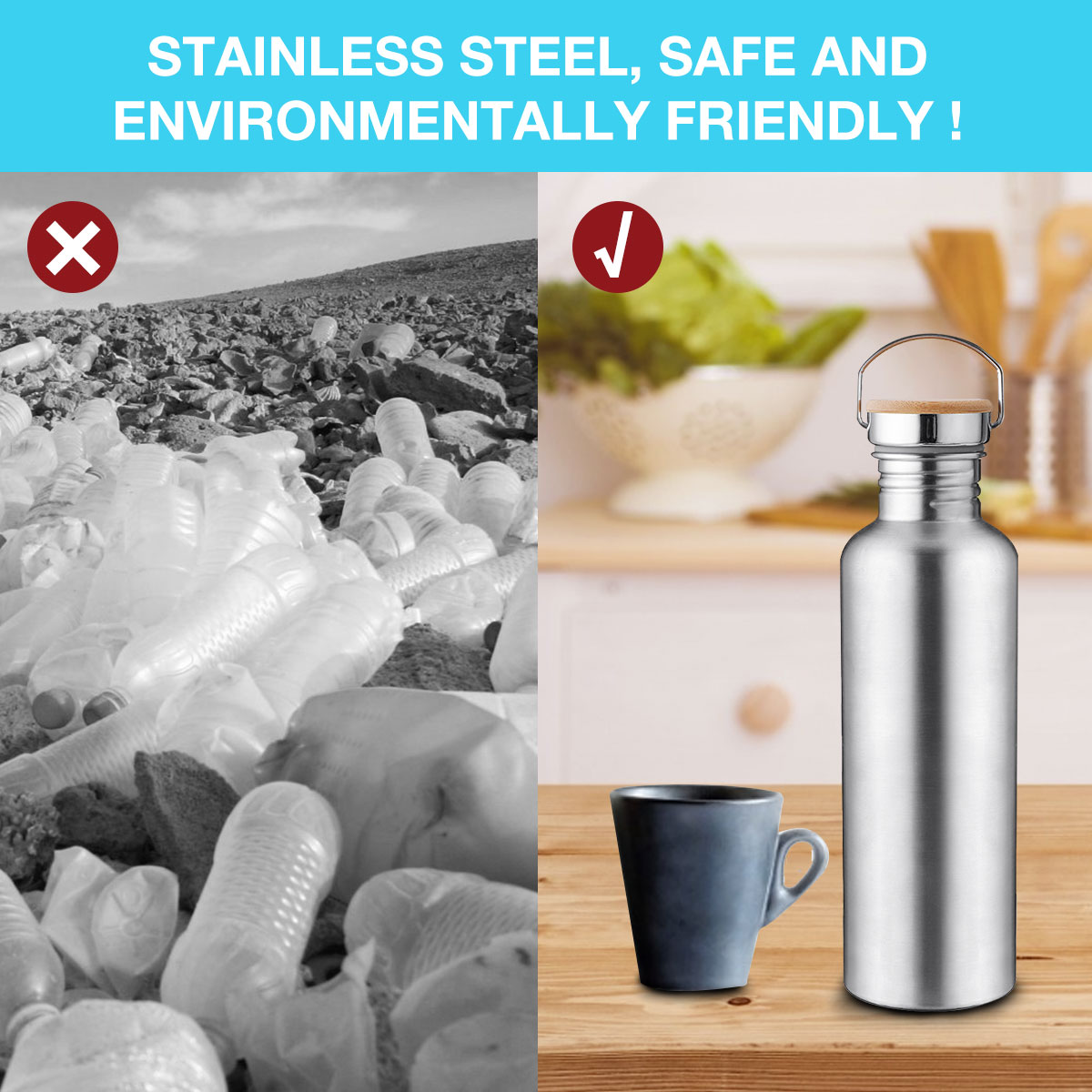 Portable-Stainless-Steel-Water-Bottle-Bamboo-Lid-Sports-Flasks-Leak-proof-Travel-Cycling-1000ML-Camp-1792973