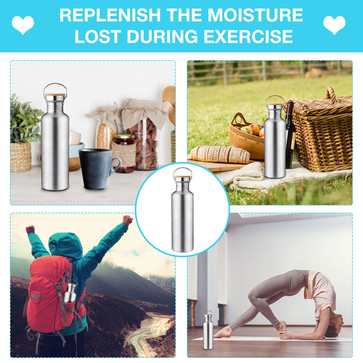 Portable-Stainless-Steel-Water-Bottle-Bamboo-Lid-Sports-Flasks-Leak-proof-Travel-Cycling-1000ML-Camp-1792973