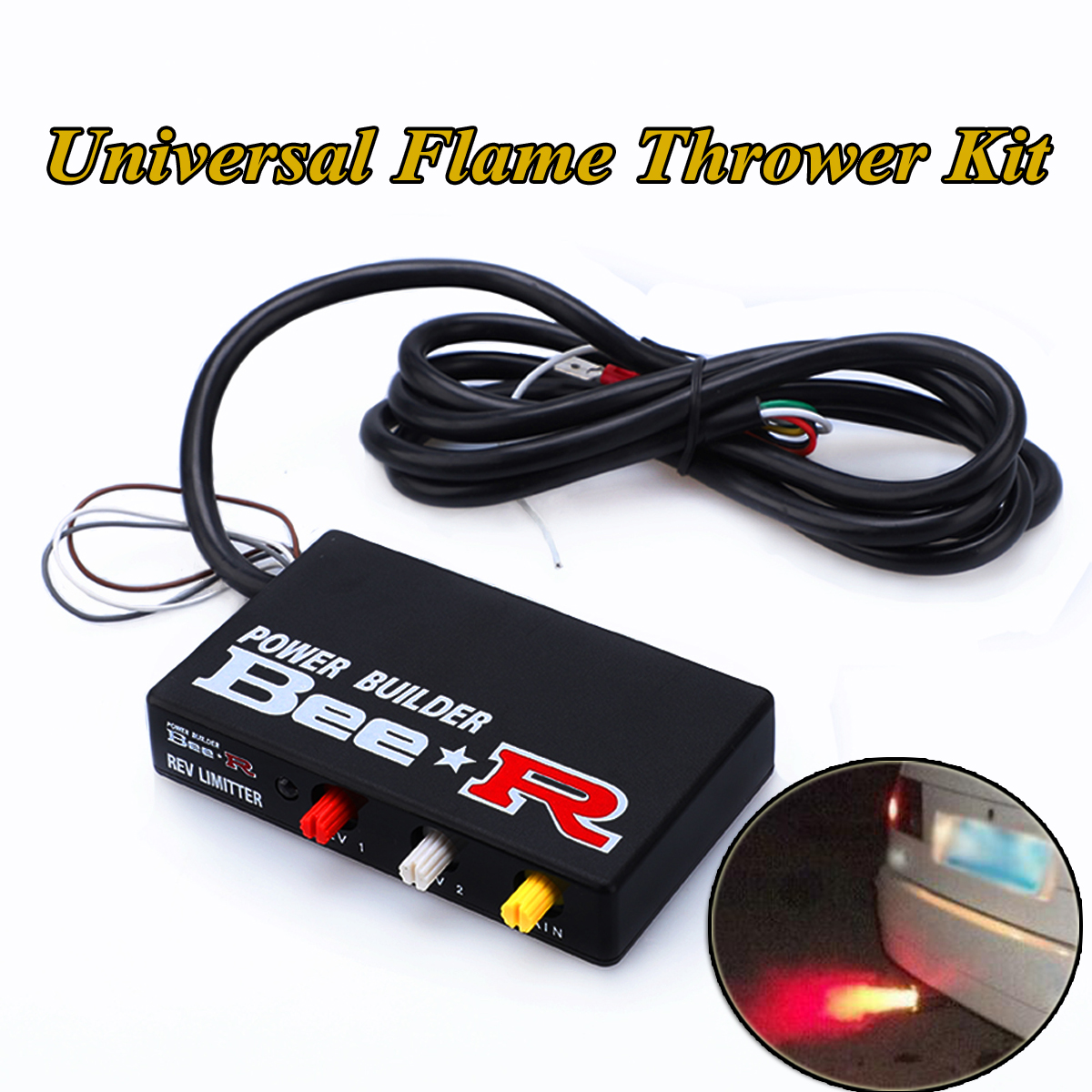 Racing-Engine-Performance-Rev-Limiter-Power-Builder-Exhaust-Muffler-Flame-Thrower-Kit-1559911