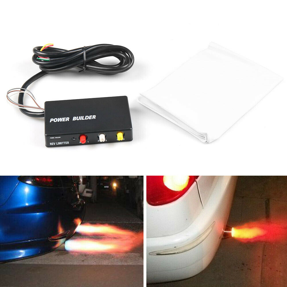 Racing-Engine-Performance-Rev-Limiter-Power-Builder-Exhaust-Muffler-Flame-Thrower-Kit-1559911