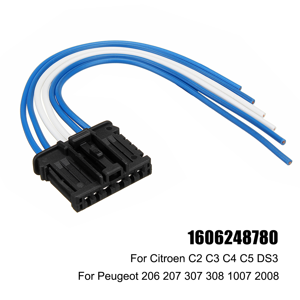 Rear-Tail-Light-Loom-Wiring-Harness-Connector-for-Peugeot-206-207-307-308-Citr0en-C3-C4-1343705