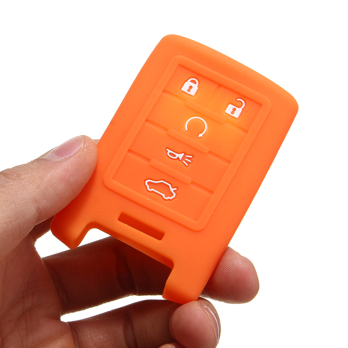 Silicone-5-Button-Remote-Key-Fob-Case-Cover-For-Cadillac-STS-ATS-DTS-CTS-XTS-SRX-1127699