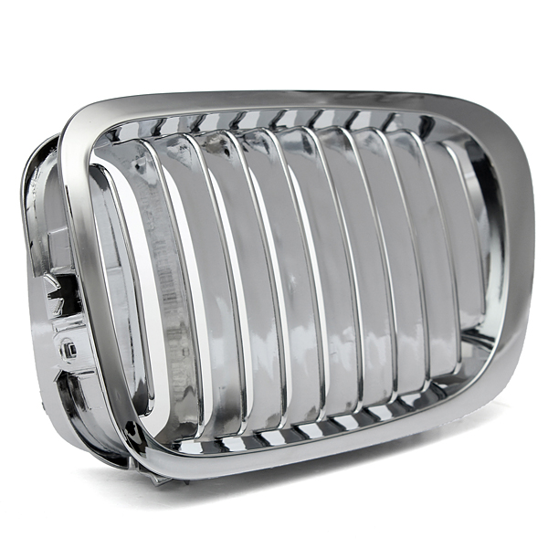 Silver-Front-Kidney-Grille-Grills-For-BMW-E46-3-Series-2-Door-99-06-967002
