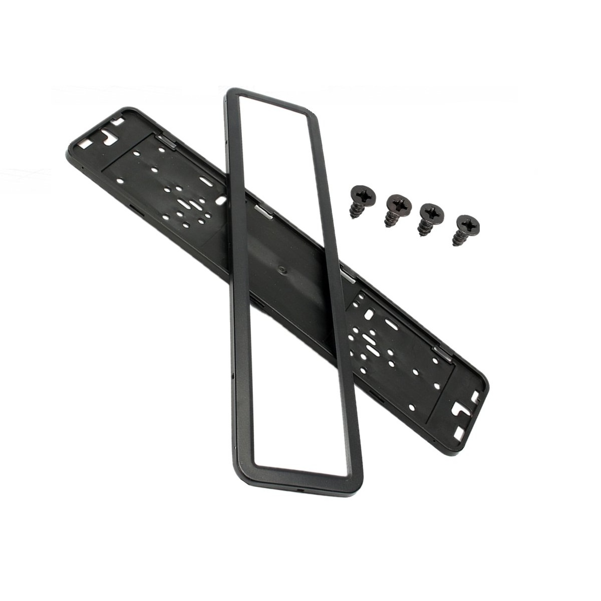 SliverBlack-Car-License-Plate-Frame-Holder-Stylish-Appearance-Durable-Frame-Hinged-1544376