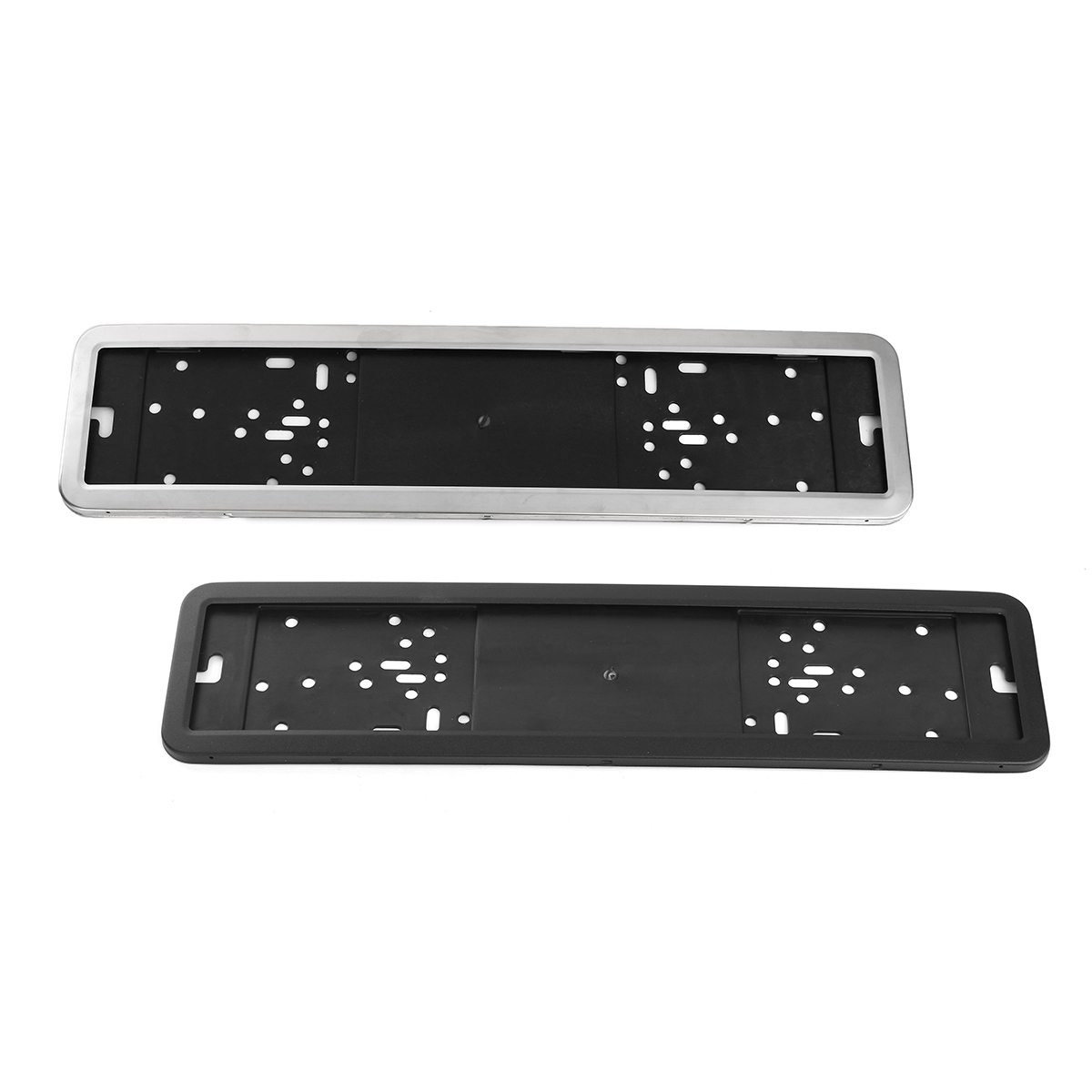 SliverBlack-Car-License-Plate-Frame-Holder-Stylish-Appearance-Durable-Frame-Hinged-1544376