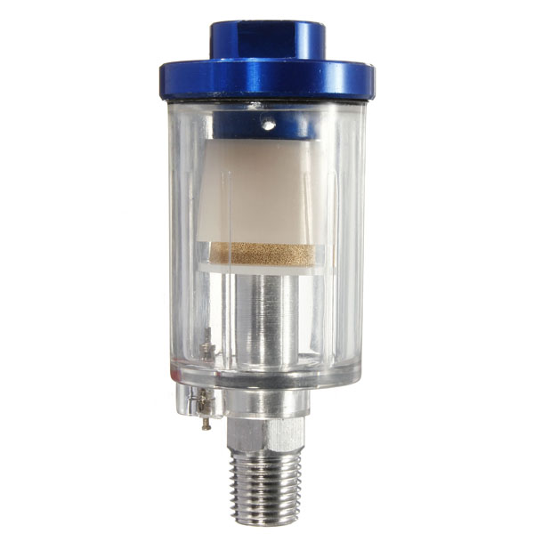 Spray-Gun-Air-Line-Mini-Filter-Water-Trap-Clear-9cm-Long-Painting-922795