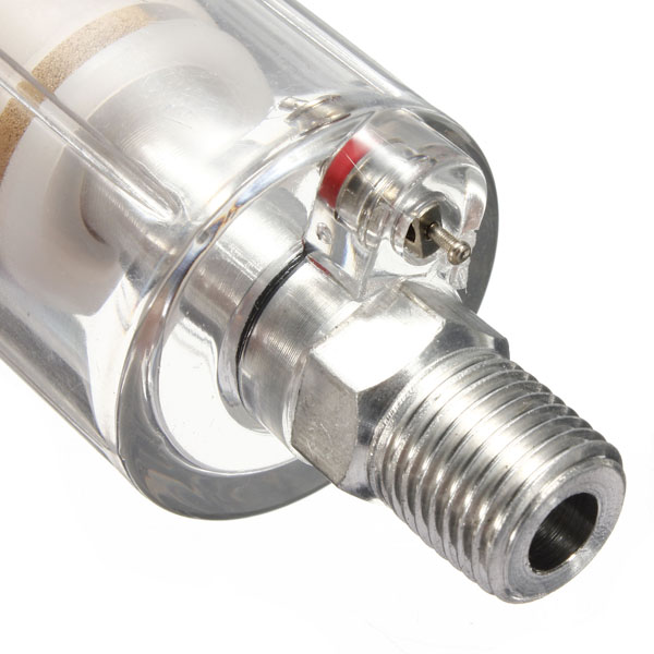 Spray-Gun-Air-Line-Mini-Filter-Water-Trap-Clear-9cm-Long-Painting-922795