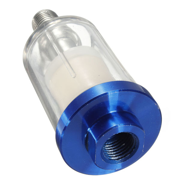 Spray-Gun-Air-Line-Mini-Filter-Water-Trap-Clear-9cm-Long-Painting-922795