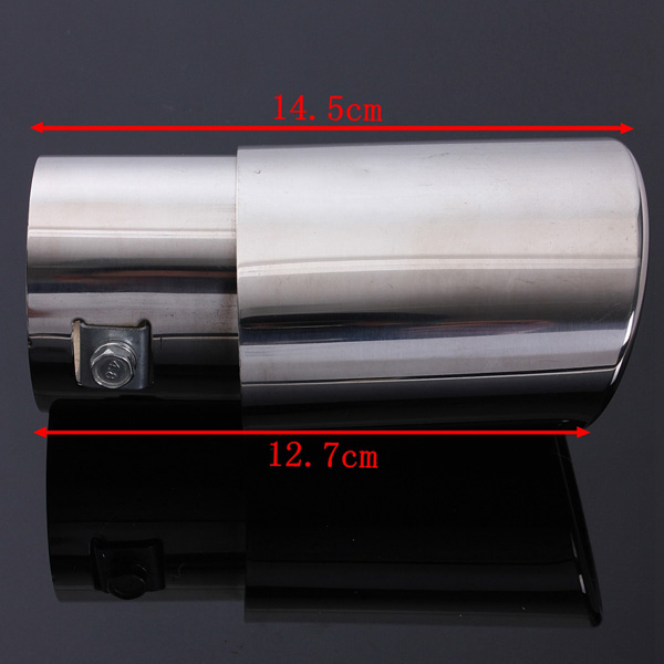 Stainless-Steel-Car-Tail-Rear-Chrome-Round-Exhaust-Muffler-Pipe-Tip-962237
