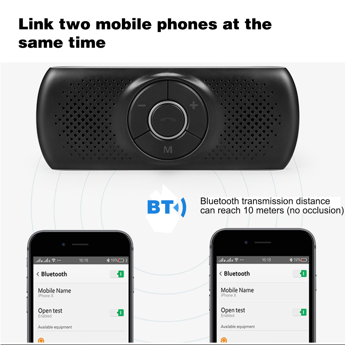 Sun-Visor-Car-bluetooth-Phone-Handsfree-Talker-Mobile-Music-Speaker-Player-1432618