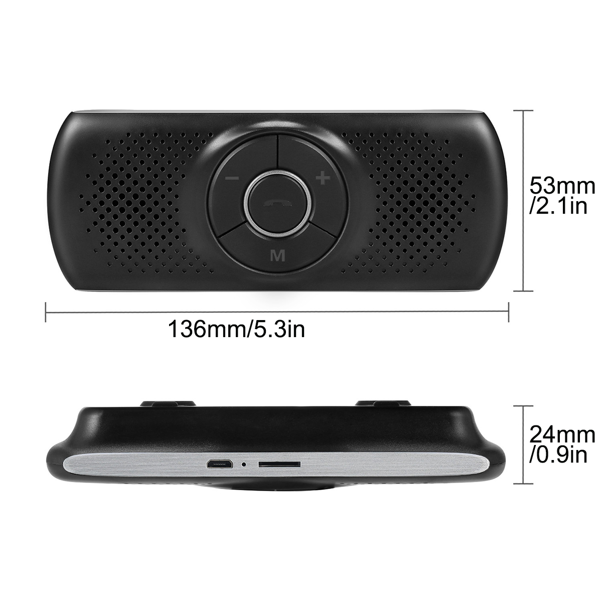 Sun-Visor-Car-bluetooth-Phone-Handsfree-Talker-Mobile-Music-Speaker-Player-1432618