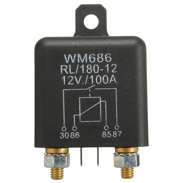 Switch-Split-Charge-Relay-12V-100Amp-4-Pin-Heavy-Duty-ON-OFF-for-Car-Van-Boat-1005057